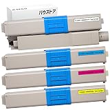 バウストア OKI TC-C4AK2 TC-C4AC2 TC-C4AM2 TC-C4AY2 互換トナーカートリッジ ４色セット COREFIDO C332dnw MC363dnw