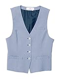 UNIWEAR(ユニウェア) レディース ベスト L-9970 紺 M ( 9号 ) （ 日本製生地使用 ）