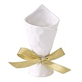 SPICE ブーケ陶器フラワーポット ホワイト Sサイズ フローラル FTGH1101WH