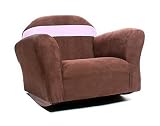 KEET Bubble Rocking Microsuede Kid's Chair, Sweet Brown [並行輸入品]