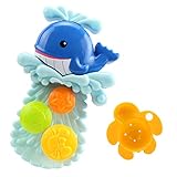 B Baosity 全2色　子供　赤ちゃん　お風呂　水　シャワー　水遊び　おもちゃ　　　 - イルカ