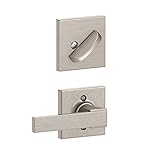Schlage f59 NBK 619 ColコリンズトリムNorthbrook内部ハンドルレバーセット、サテンニッケル(内部半分のみ)