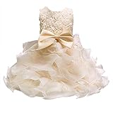 Domybestドレススカート ワンピース プリンセススカート 女の子 3-7歳 オルガザ レース ノースリーブ ロータスリーフ側 花刺繍 発表会 七五三 卒業式 結婚式 演奏会 入園式 花嫁介添人 