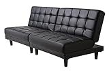 分割式ソファベッド ブラック