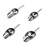 Fenteer ステンレス　シャベル（4サイズ）　測定ツール　アイススクープ　4点セット　キャンディー　ディーメジャー　ビュッフェ　多用途