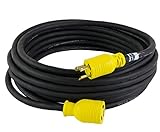 Conntek RUL630PR-050 50-Feet 10/3 30-Amp 250-volt L6-30 Anti-Weather, Oils, Acids and Chemicals Rubb