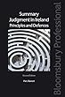 Summary Judgment in Ireland: Principles and Defences