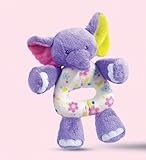 Douglas PlayTivity Elephant Plush Hand Rattle by Douglas