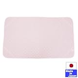 ★日本製★新生児から使える吸汗・速乾・ちょっぴりひんやり感の敷きマット　ベビー用　70×120cm (ピンク)