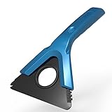 Keepjoy 車用雪かき アイススクレーパー スノースクレーパー 車 ボディ フロントガラス 雪落とし スコップ 雪 霜 結氷 除去用具 アイススクレーパー 霜取り 除雪 ウインターグッズ 小型便利