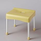 座り心地にこだわった抗菌バスチェア イエロー タイプ：Ｍバスチェアのみ