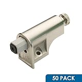 50パックソフト閉じるダンパーforキャビネットドア/コンパクト/ソフト閉じるアダプタ/ハードウェア/ニッケル/ヒンジ