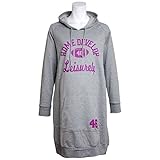 授乳服 マタニティ パーカーワンピース スウェット 授乳口付 長袖 チュニック グレー-M7804 M