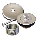 Plumbest B51-60BN Decorative Lift and Turn Bath Waste Conversion Kit, Brushed Nickel [並行輸入品]