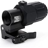 Broptical G33-STSタイプ 3倍ブースター ホロサイト用 QDレバー マウント付 サバイバルゲーム サバゲー 黒 BK
