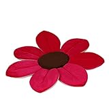 トトハウス(TOTO HOUSE)花の形のベビーバスパッド リトルプリンセス ブルーミングバス 柔らかい フォールド ファッション ベビー用品 (ローズレッド)