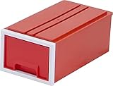 天馬 プロフィックス スタック引出しS 幅14×奥行26×高さ10cm レッド