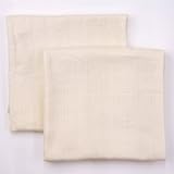 Natural (Unbleached) Organic Muslin Swaddling Blankets - 2 pack by Bambino Land [並行輸入品]