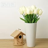 LuxBene（TM）10PCSミニチューリップの花レアルタッチウェディングフラワー造花シルクフラワーホームデコレーションC5
