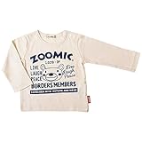 【綿100％】2017年 春物 ZOOMIC ズーミック プリント 長袖Ｔシャツ アイボリー◇80cm