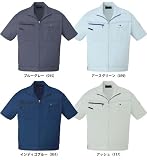 (ジチョウドウ)Jichodo 85010 半袖ブルゾン (春夏用) LL 051：インディゴブルー [ウェア&シューズ]
