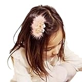 (ウイ カプア) u'i Kapua ファー 付き クラウン ヘアクリップ ヘアピン 女の子 子供 用 アクセサリー フォーマル ピンク