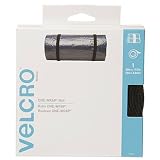 VELCRO Brand - ONE-WRAP: For Cables, Wires & Cords - 30' x 1 1/2' Large Roll - Black [並行輸入品]