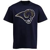 ST LOUIS RAMS Nfl Youth DistressedチームロゴTシャツネイビー XL