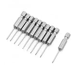 uxcell プラスドライバービット　電動ドライバー　6.35x50x1.5mm　　PH00　磁気クロスチップビット　10本