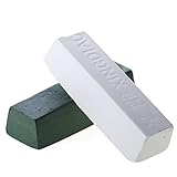 2ピース/セットグリーン/ホワイトメタル革革砥研ぎ研磨化合物160グラム研磨ペースト用ステンレス鋼金属