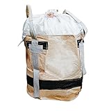 【10枚入】丸型 フレコンバッグ 200L 650KR(R) 耐荷重1000kg 工事 土木 収穫 ふくなが 代不
