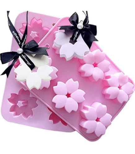 Amazon.co.jp: 桜/桃の花 シリコンモールド チョコレート型 DIY 手作り