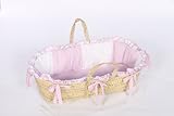 Baby Doll Bedding Gingham Moses Basket, Lavender by BabyDoll Bedding