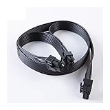 PCIe 6Pin 1 ～ 3 IDE GPU PCI-e 8Pin ～ 2 ポート 6+2pin 電源ケーブル RM850 CX850M CX750M CX600M CX500M CX430M と互換性あり (Size : 80cm, Color : 1pcs 8P to Dual 8p)