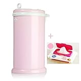 Ubbi　ウッビーおむつペール（ライトピンク）　ウェットシートカバー付