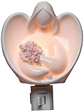 High Quality Angels with Flowers Plug In Night Light, 5-3/4-Inch Tall