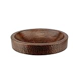 Premier Copper Products VO17SKDB Oval Skirted Vessel Hammered Copper Sink, Oil Rubbed Bronze [並行輸入品]