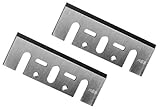 POWERTEC 128342 3-1/4-Inch HSS Planer Blades for DeWalt DW6655 DW677, DW678, and DW680K, Set of 2 [並