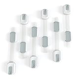 #1 Rated Adjustable Child Safety Cabinet Locks - Easiest Installation - Ultra Durable - Safe Home Fo
