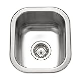 Houzer CS-1307-1 Club Series Undermount Small Bar/ Prep Sink [並行輸入品]
