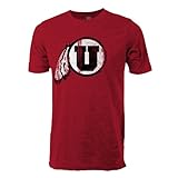 NCAAユタUtesヴィンテージシアー半袖Tシャツ M レッド