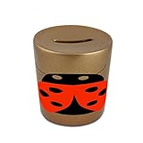 Lady Bug Golden Money Bank