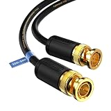 Talmosal 12G SDIケーブル 15フィート 4K BNCケーブル HD-SDI/3G-SDI/6G-SDI/12G-SDI/4K/8K 75オーム 4K SDI ビデオケーブル Blackmagic Design Converter/ビデオセキュリティカメラなどに対応