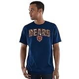 Chicago BearsメンズHeritage CamoロゴTシャツ、ネイビー