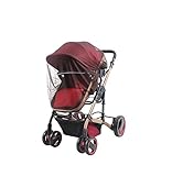 Stroller and Infant Carrier Insect Netting with whole circle elastic,Coffee,Pack 2 by Mr Garden