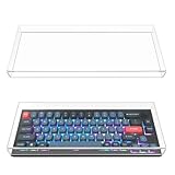 Geekria 65% キーボード ダスト カバー 透明アクリル キーパッド カバー 68 キー コンピューター メカニカル キーボード用 ノブ付き Keychron Q2、Keychron Q2 Pro、Keychron V2、GK GAMAKAY LK67 65% と互換性あり