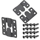 Pstyle. 額縁 フック 絵画 時計 鏡 壁掛け 吊り金具 ステンレス 8個セット PST-175(ブラック-大-4個)