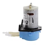IPOTCH アクアリウムラボ対応 12V 蠕動　液　ミニ　チュアホースポンプ　ラボ用投与ポンプ　全3色 - 青
