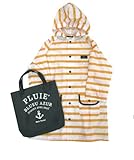 (ブルーアズール) BLUEU AZUR 　レインコート C80431-31(32) (140ｃｍ, 60イエローボーダー)