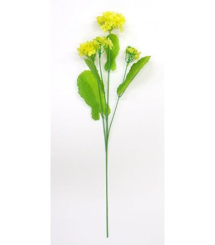 Amazon｜菜の花ブッシュ L *9 FLB0855L 菜の花 ナノハナ なのはな 造花